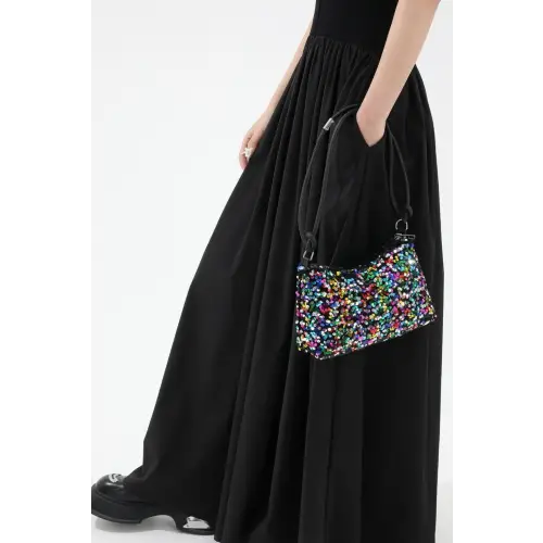 Sparkle with Sequin Shoulder Bags - Double Strap Design