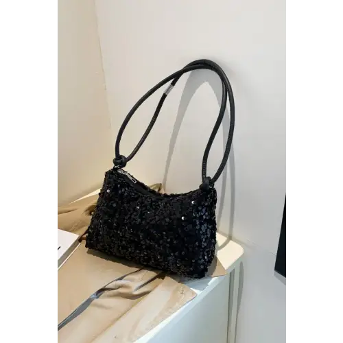 Sparkle with Sequin Shoulder Bags - Double Strap Design