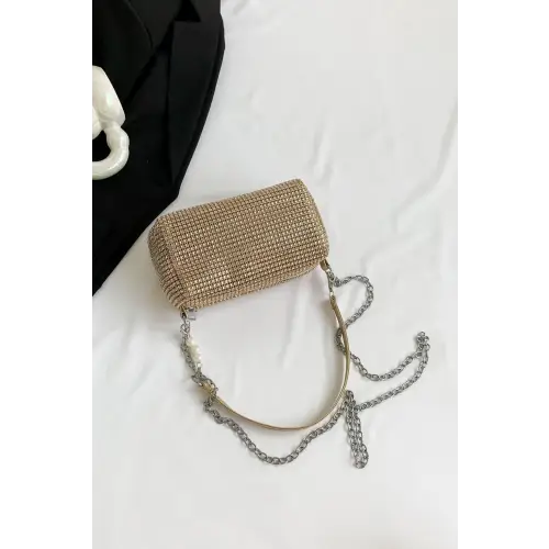 Sparkling Elegance with Crossbody Bag and Removable Strap