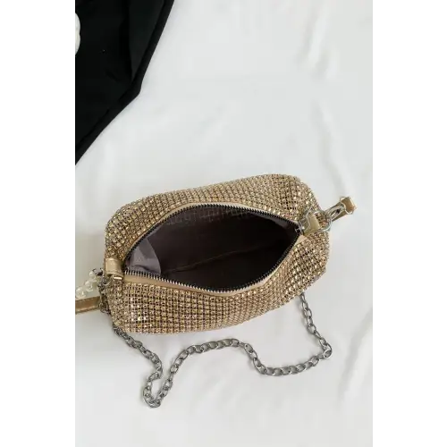 Sparkling Elegance with Crossbody Bag and Removable Strap