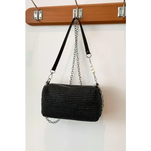 Sparkling Elegance with Crossbody Bag and Removable Strap