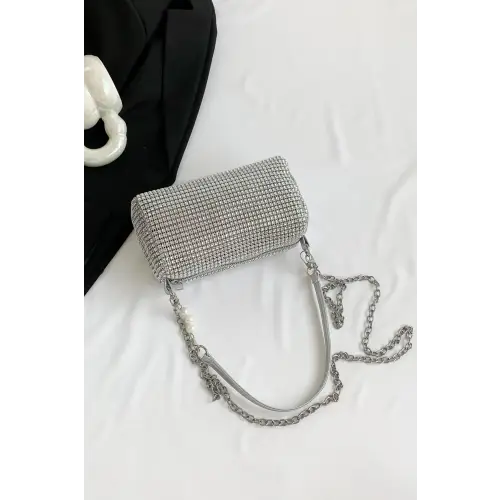 Sparkling Elegance with Crossbody Bag and Removable Strap