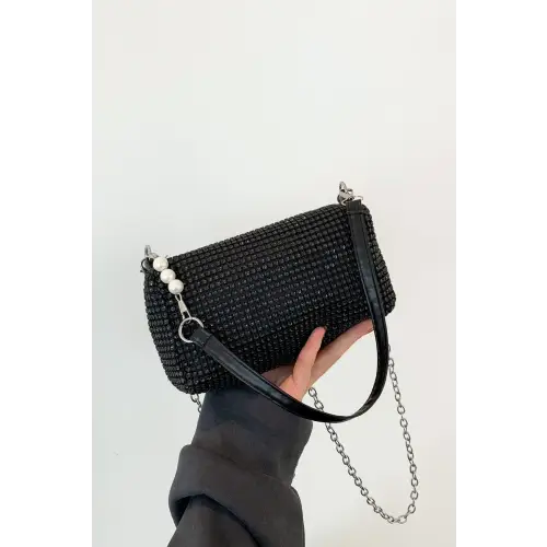 Sparkling Elegance with Crossbody Bag and Removable Strap