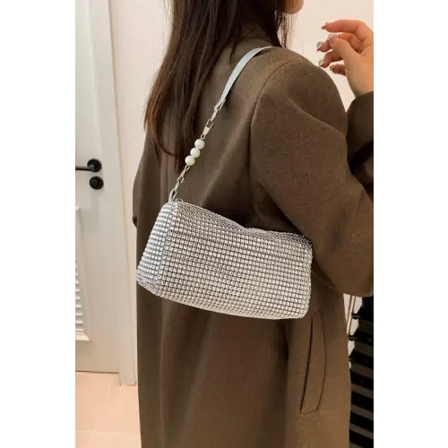 Sparkling Elegance with Crossbody Bag and Removable Strap