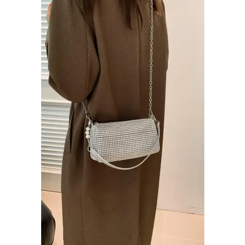 Sparkling Elegance with Crossbody Bag and Removable Strap