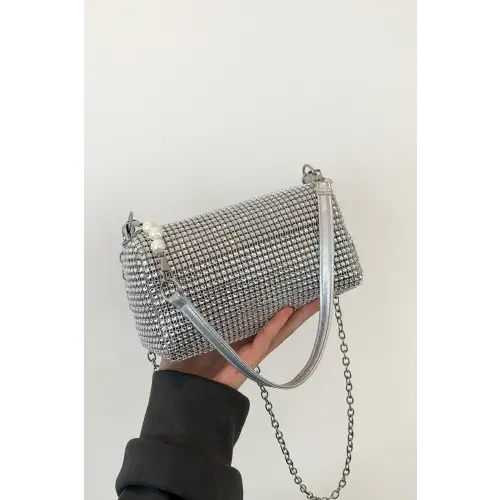 Sparkling Elegance with Crossbody Bag and Removable Strap