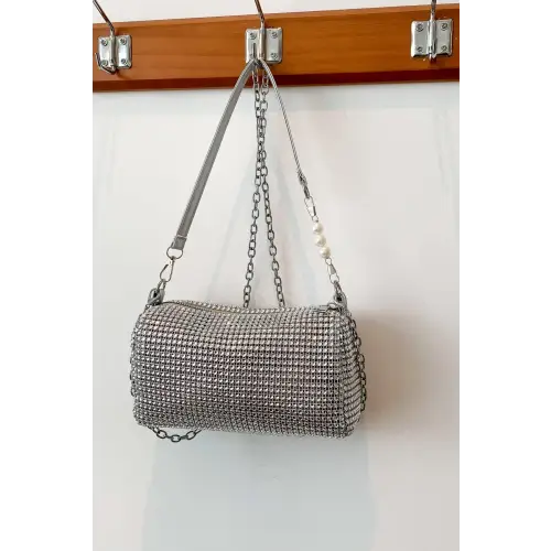 Sparkling Elegance with Crossbody Bag and Removable Strap