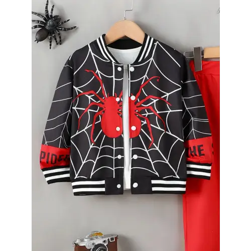Spider Baseball Collar Set