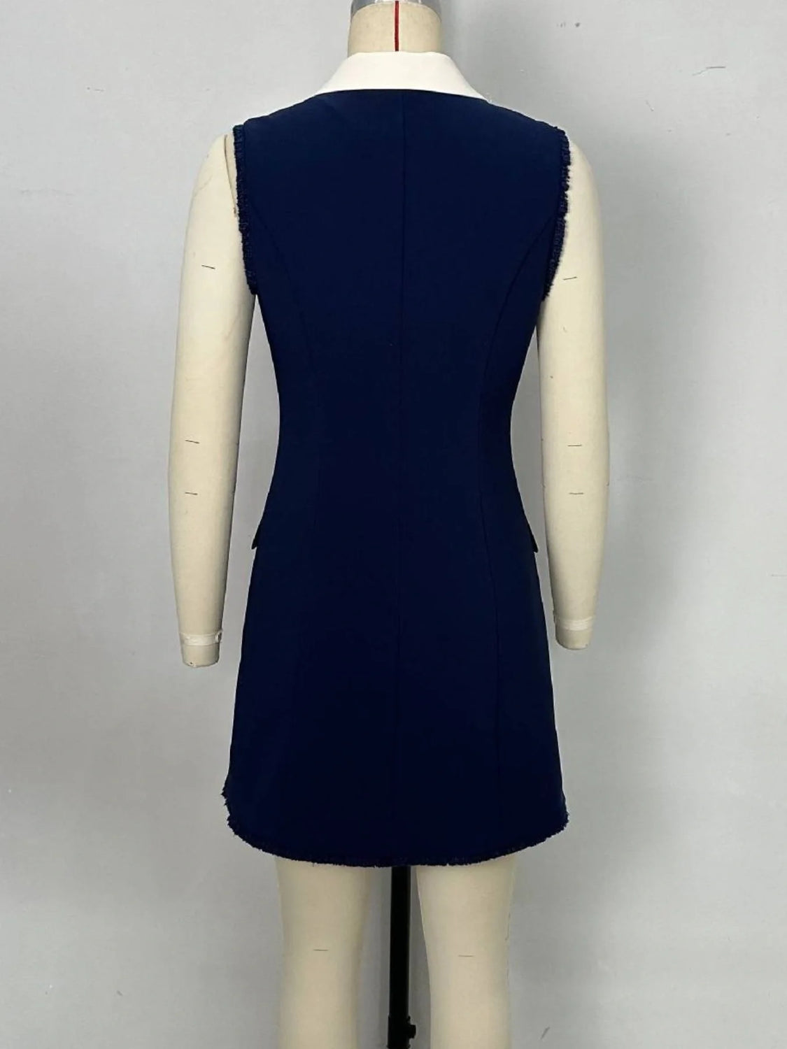 Stretch Comfort Dark Blue Dress