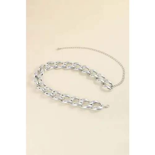 Acrylic Curb Chain Belt