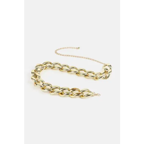 Acrylic Curb Chain Belt