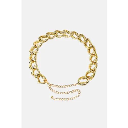 Acrylic Curb Chain Belt