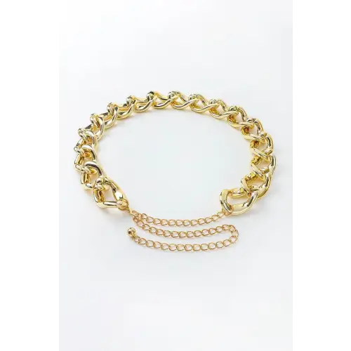 Acrylic Curb Chain Belt