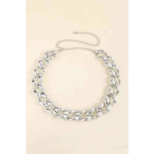 Acrylic Curb Chain Belt