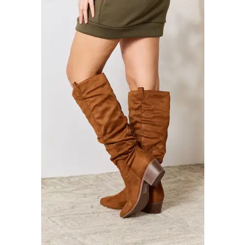 Knee Suede Boots