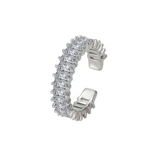 Gemstone Open Rings Set