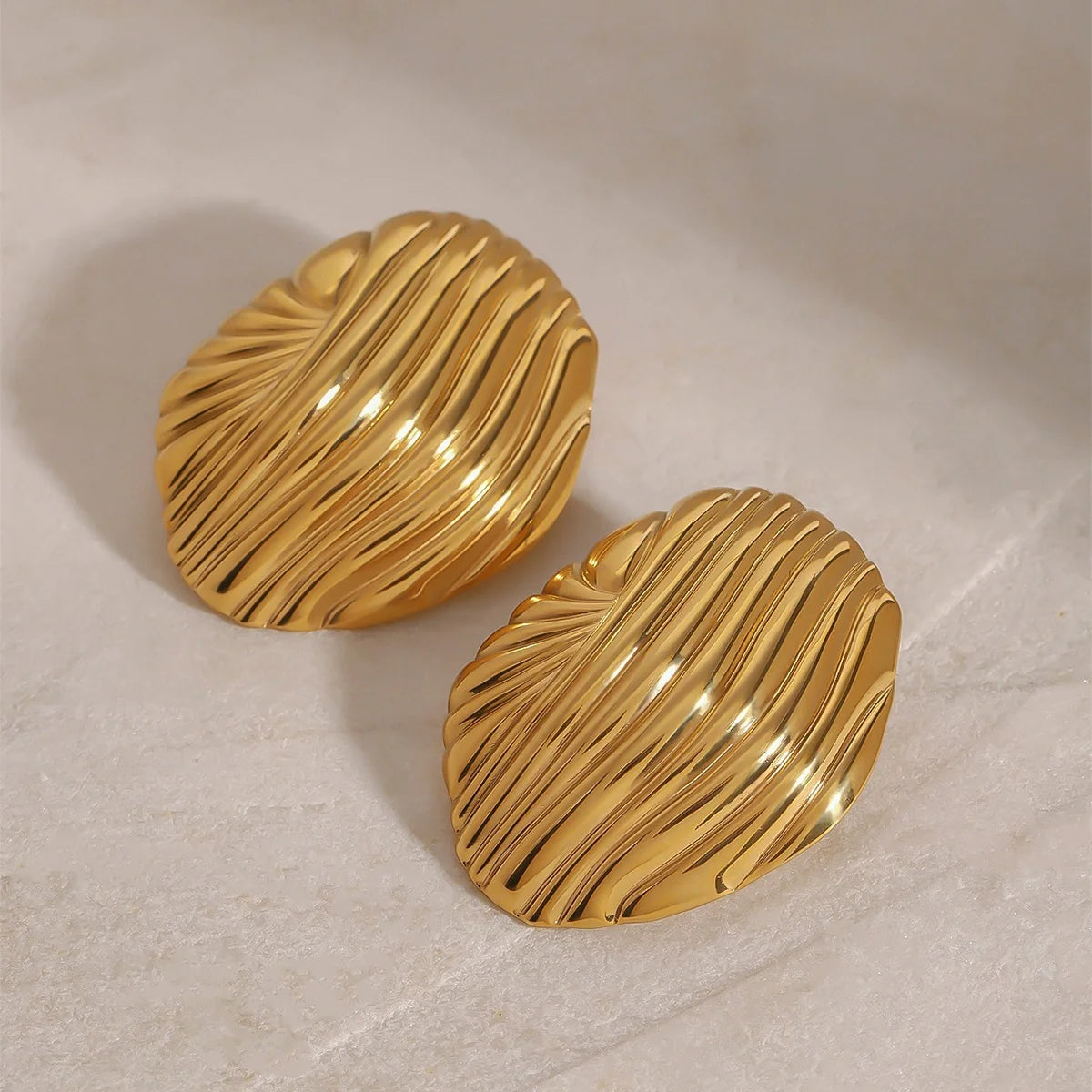 Stunning Gold Geometric Earrings