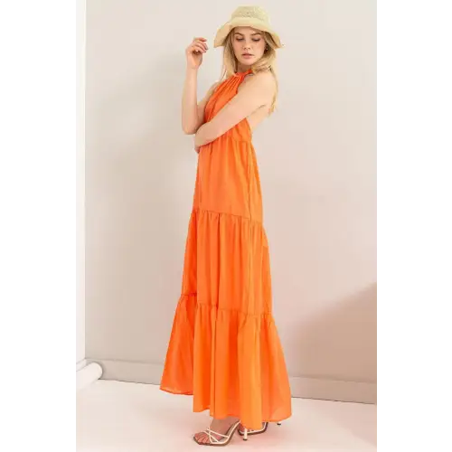 Orange Cover Maxi Dress