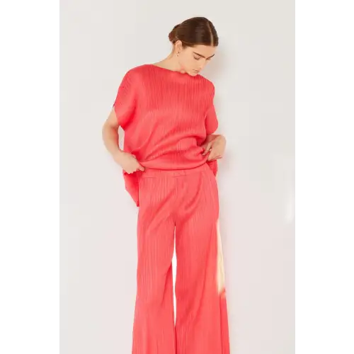 Coral Pantsuit Set