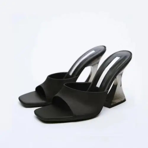 High Heel Sandals Black