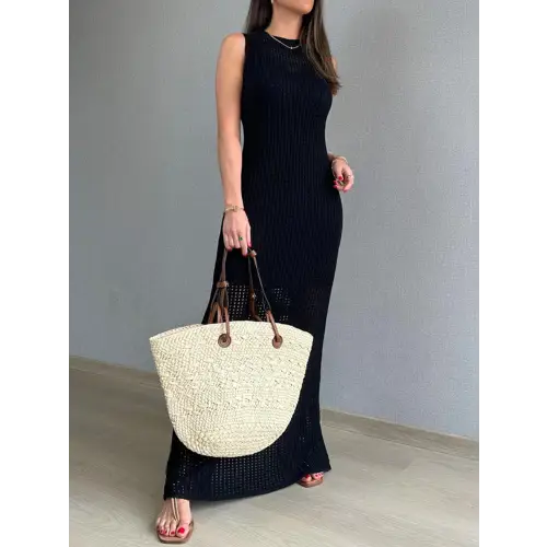 Stunning Slit Cover Up Maxi Dress