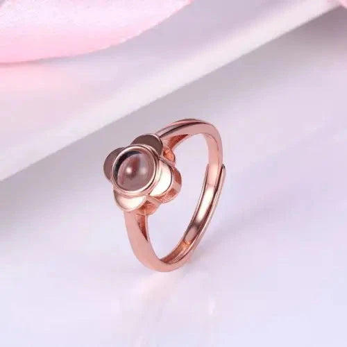 Four-Leaf Clover Rings
