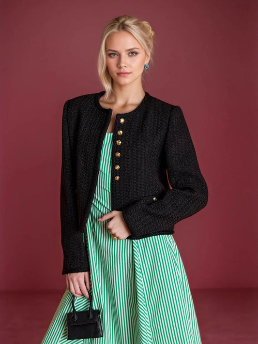 Stylish Black Blazer Black