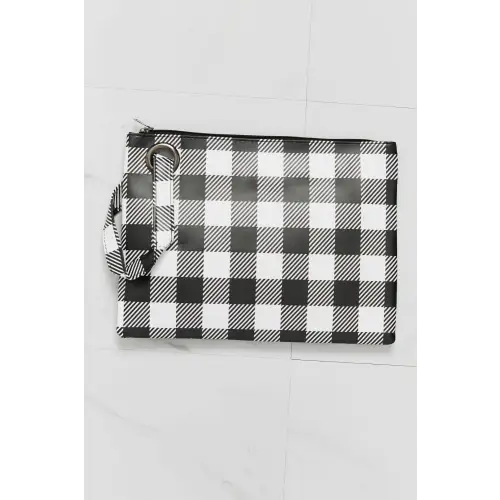 Printed Wristlet Clutch