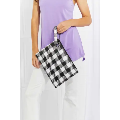 Printed Wristlet Clutch