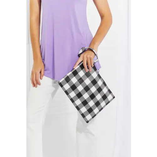 Printed Wristlet Clutch