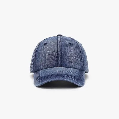 Blue Denim Baseball Cap Medium One Size