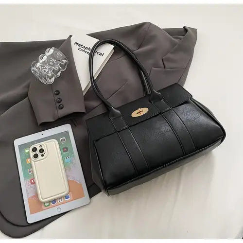 Stylish Brown Leather Shoulder Bag