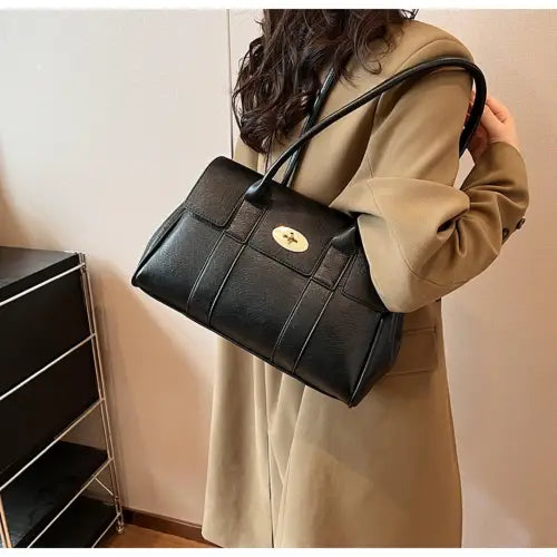 Stylish Brown Leather Shoulder Bag