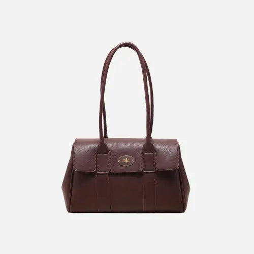 Stylish Brown Leather Shoulder Bag