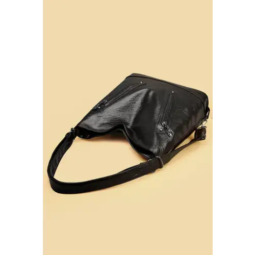 Stylish Brown Leather Shoulder Bag