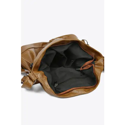 Stylish Brown Leather Shoulder Bag