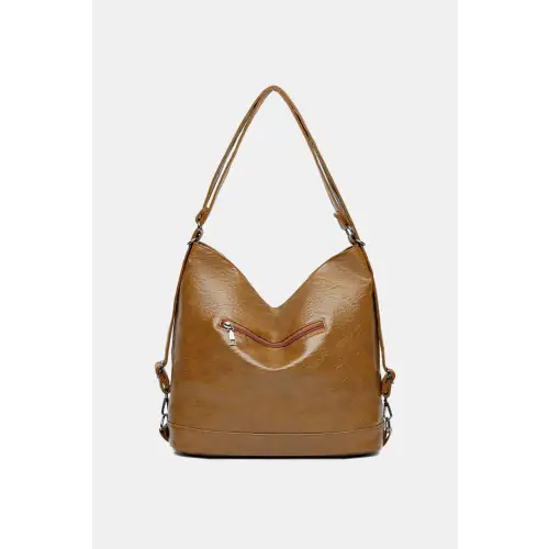 Stylish Brown Leather Shoulder Bag