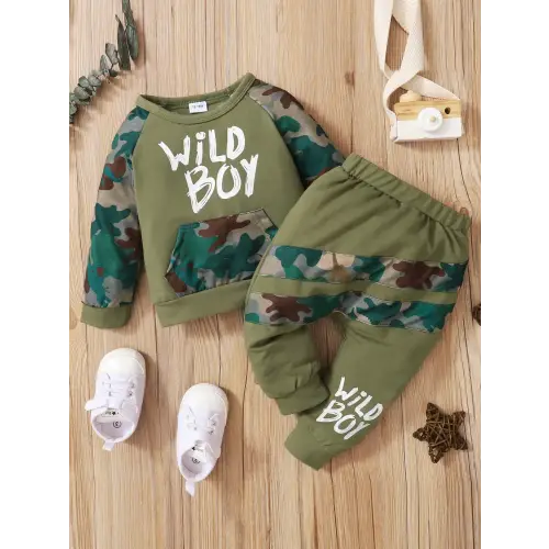 Stylish Camouflage Outfit Army Green