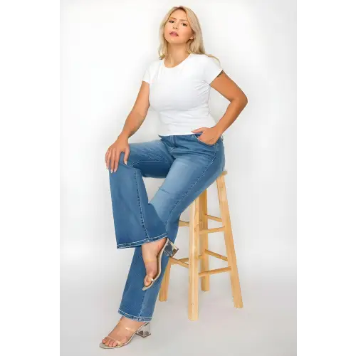 Whiskers Mid Rise Jeans