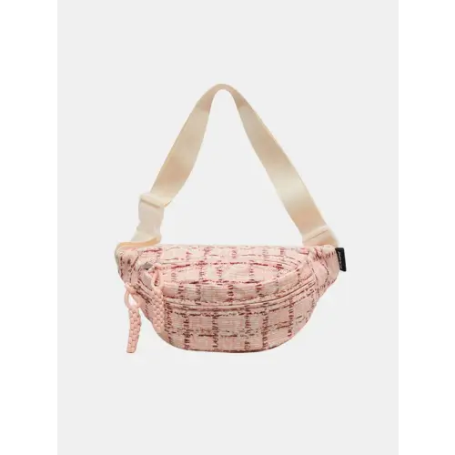 Stylish Contrast Plaid Polyester Crossbody Bag for Trendy Looks