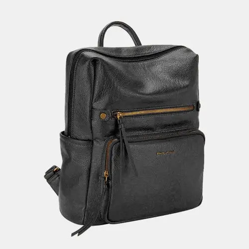 David Jones Leather Backpack