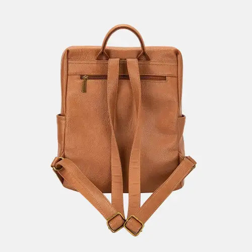 David Jones Leather Backpack
