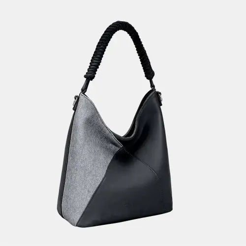 Woven Leather Handbag