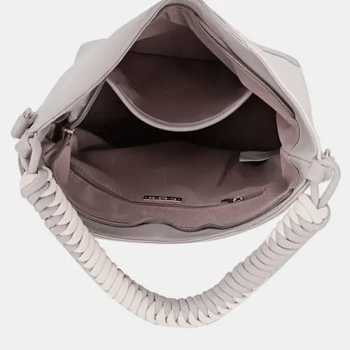 Woven Leather Handbag