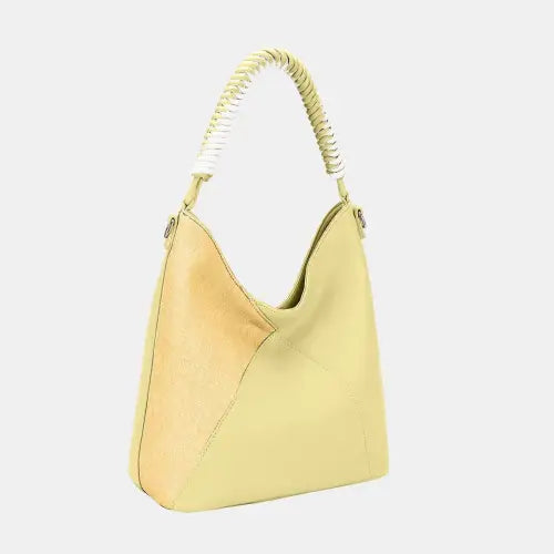 Woven Leather Handbag