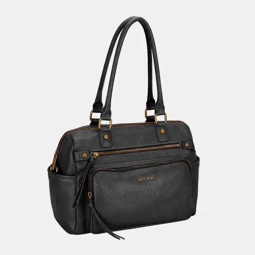 David Jones Zipper Handbag Black One Size