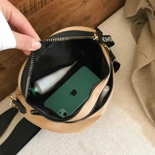 Stylish Double Zip Nylon Crossbody Bag for All Occasions