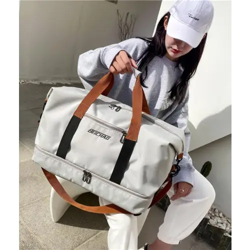 Gray Travel Bag Gray One Size