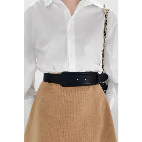 Fast Delivery Leather Belts Black One Size
