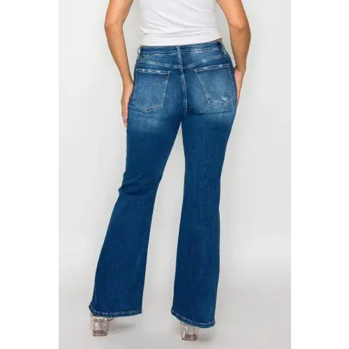 High Rise Pocket Bootcut Jeans